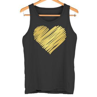 Golden Heart Tank Top - Geschenkecke