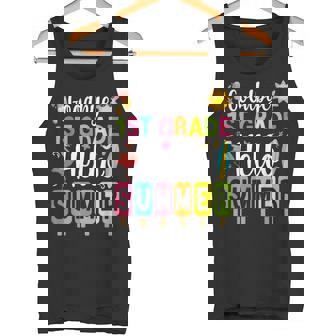 Goodbye 1st Grade Hello Summer Popsicle Ice Last Day School Tank Top - Monsterry