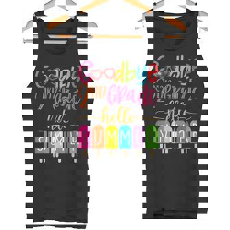 Goodbye 2nd Grade Hello Summer Popsicle Ice Cream Holiday Tank Top - Monsterry