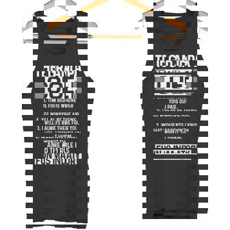 Grandpa Code Grandfather Novelty Graphic Tank Top - Monsterry