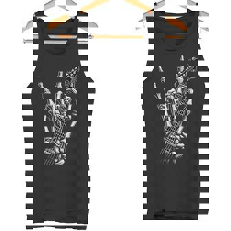 Graphique Main De Squelette Rock On Pour Un Performeur Cool Débardeur e - Cadeauxyz