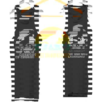 Great Grandpa Dinosaur T Rex Great Grandpasaurus 2 Kids Tank Top - Monsterry