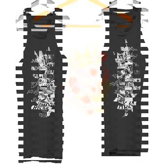 GREAT MAGA KING Trump 2024 Skull Tank Top - Monsterry