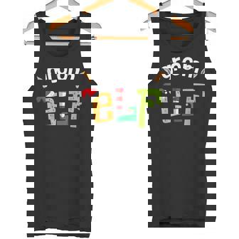 Groom Elf Christmas Elves Bachelor Party Squad Matching Tank Top - Monsterry