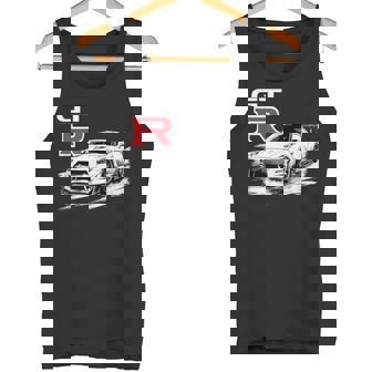 Gt R 35 Jdm Street Racing Drag Drift Coche Deportivo Camiseta sin mangas - Regaloses