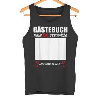 Guest Book 56Th Birthday Signatures Party Tank Top - Geschenkecke