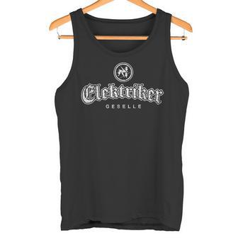 Guild Sign Electrician Seller In Old Gothic Script Tank Top - Geschenkecke