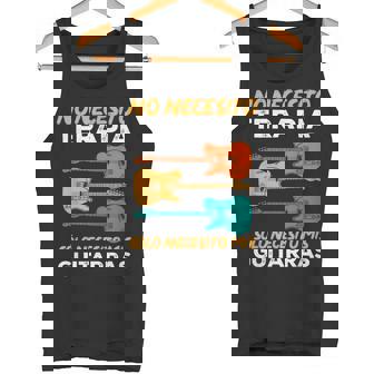 Guitarra Divertido Sólo Necesito Mis Guitarras Guitarrista Camiseta sin mangas - Regaloses