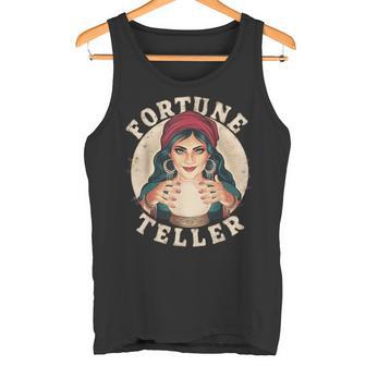 Gypsy Fortune Teller Psychic Ensemble Costume Tank Top - Monsterry