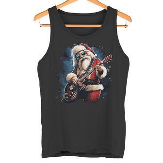 Hab Einen Rock & Roll Christmas Rock Santa Music Lovers Tank Top - Geschenkecke