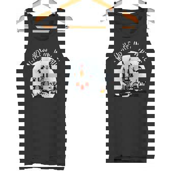 Halloween Pumpkin Scary Motionlesses In Tank Top - Monsterry
