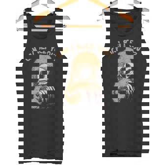 Halloween Sloth Monster Party Horror Motif Creepy Evil Tank Top - Monsterry