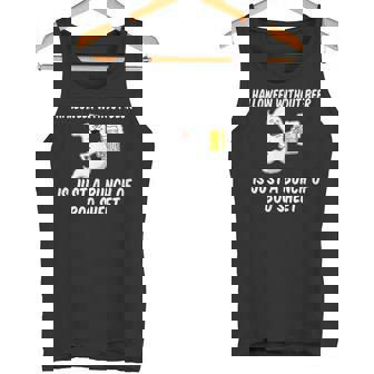 Halloween Without Beer Boo Sheet Ghost Cartoon Tank Top - Monsterry
