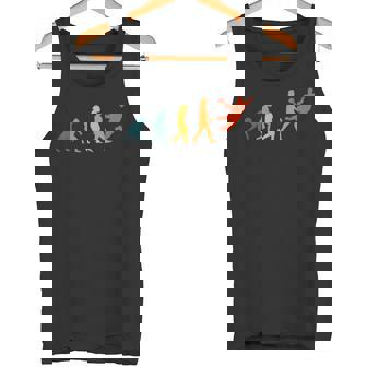 Handballer Evolution Retro Handball Team Tank Top - Geschenkecke