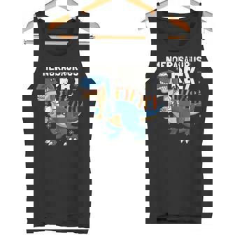Hanukkah T-Rex Menorasaurus Rex Dinosaur Tank Top - Monsterry