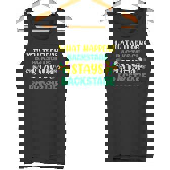 What Happens Backstage Stays Backstage Theater Teatro Camiseta sin mangas - Regaloses