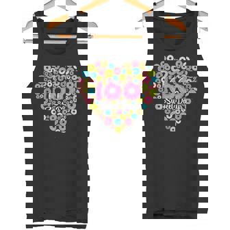 Happy 100th Day Of School Donuts 100 Sweet Days Teacher Kids Tank Top - Monsterry