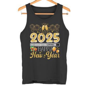 Happy New Year 2025 Loading Fireworks Champagne Lover Tank Top - Geschenkecke