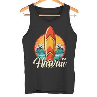 Hawaii Surfing Outfit Aloha Surfboard Retrointage Beach Tank Top - Geschenkecke