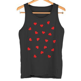 Heart Many Hearts Love In Lovealentine's Day Heart Red Tank Top - Geschenkecke