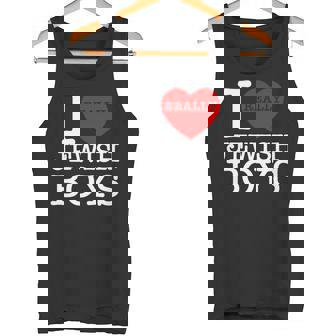 I Heart Love Jewish Boys Hebrew Judaica Red Valentines Day Tank Top - Monsterry