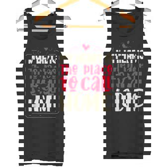 My Heart Is The Place To Call Home Foster Care Adoption Tank Top - Monsterry