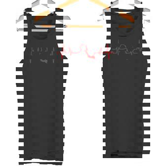 Heartbeat Bungee Jumping Puente Elástico Camiseta sin mangas - Regaloses