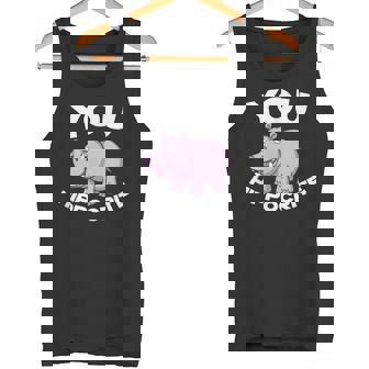 Hippocrite Hippopotamus Hypocrite Joke Wordplay Sayings Tank Top - Monsterry