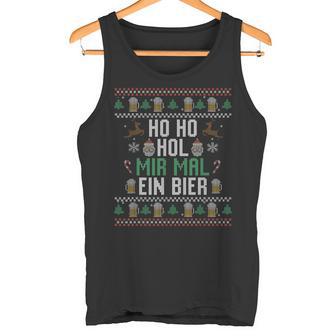 Ho Ho Hol Mir Mal Ein Bier Christmas Tank Top - Geschenkecke