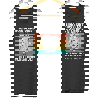 Hognose Snakes Make Me Happy Retro Western Hognose Tank Top - Monsterry