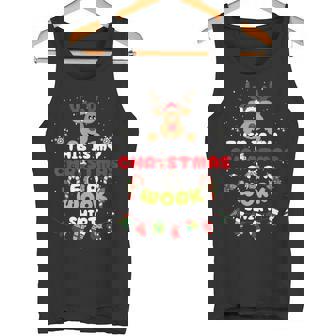 Holiday Spirit At Work Festive Fun Tank Top - Monsterry