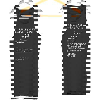 Holiday Valley Souvenirs Skier Fake Definition Idea Tank Top - Monsterry