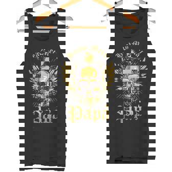 Hombre Heavy Metal Papa Cabeza De Esqueleto De Metal Death Metal Camiseta sin mangas - Regaloses