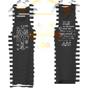 The Horrors Persist But So Do I Vintage Sunset Flower Tank Top - Monsterry