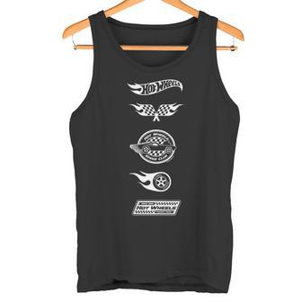 Hot Wheels Stacked Icon Logos Speed Club Racing Team Tank Top - Geschenkecke