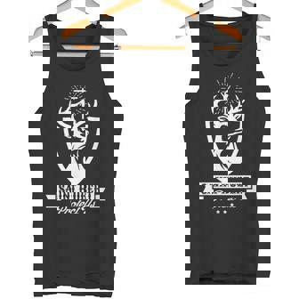Hubert Hubertus Patron Saint Of Hunters Stag Catholic Men Tank Top - Monsterry