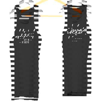 Husband Est 2025 Just Married Honeymoon Hubby Husband 2025 Tank Top - Monsterry
