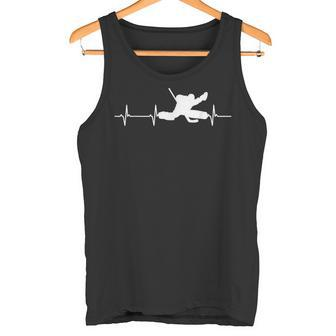 Ice Hockey Goalkeeper Heartbeat Hockey Goalie Tank Top - Geschenkecke