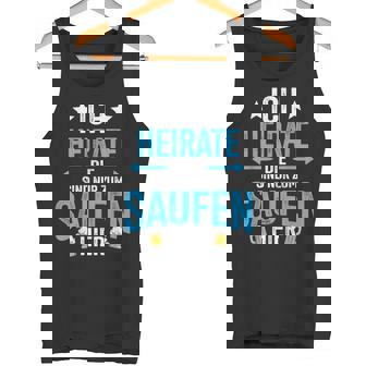 Ich Heirate Bräutigam Stag Party Jga S Tank Top - Geschenkecke