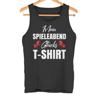 Ich Spieleleabend Glücks Tank Top - Geschenkecke