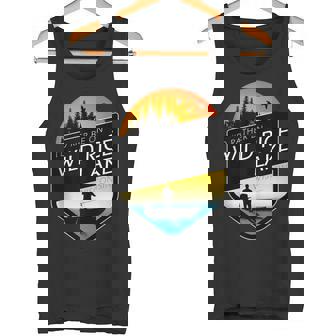 I'd Rather Be On Wild Rice Lake Wisconsin Fishing Tank Top Tank Top - Monsterry