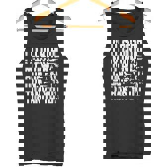 I'Ll Control My Own Guns Thank You 2nd Amendment Supporter Tank Top - Monsterry