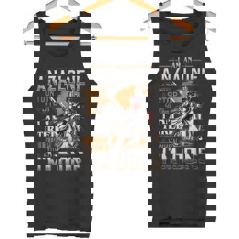 I'm An Anzalone I Don't Stop When I Am Tired I Stop When I'm Done Tank Top - Seseable
