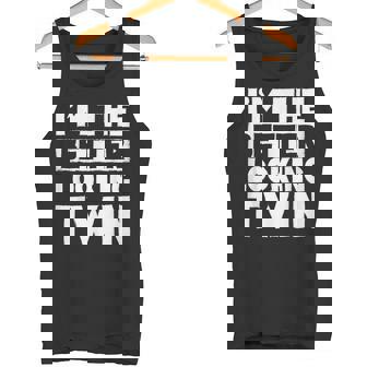 I'm The Better Looking Twin Twin Sibling Tank Top - Monsterry