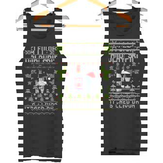 I'm Full Of Holiday Spirit It's Called Vodka Ugly Christmas Tank Top - Monsterry