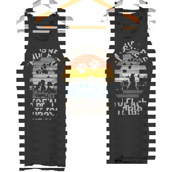 I'm Just Here To Pet All The Dogs Pet Dog Lover Tank Top - Monsterry