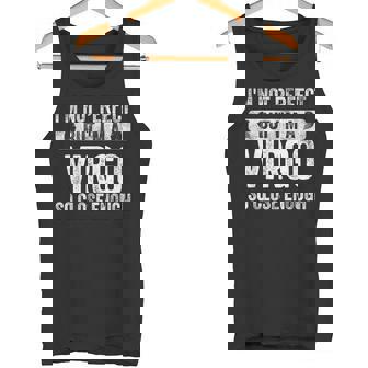 I'm Not Perfect But I'm A Virgo Horoscope Zodiac Sign Tank Top - Monsterry