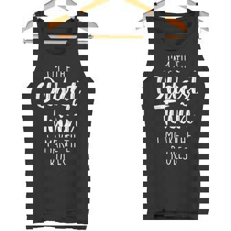 I'm The Oldest Twin I Make The Rules Sibling Oldest Twin Tank Top - Monsterry