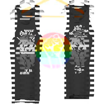 I'm Proud Of My Gay Dad Gay Papa Queer Daddy Pride Tank Top - Monsterry