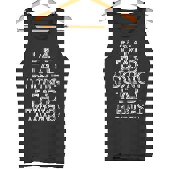 I'M TAD DOING TAD THINGS Family Reunion First Name Premium Tank Top - Monsterry